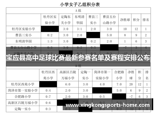 宝应县高中足球比赛最新参赛名单及赛程安排公布